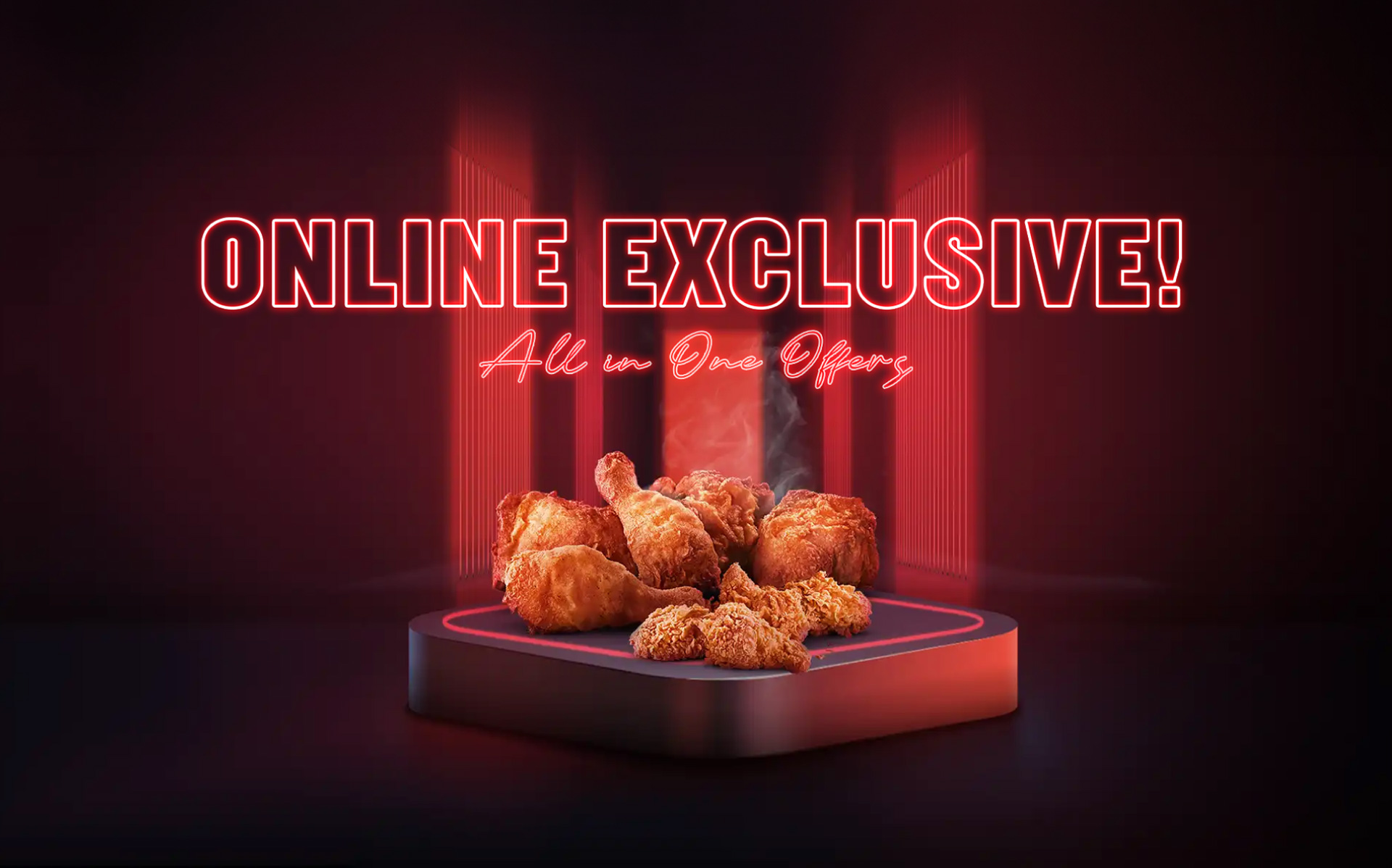 Online Exclusive! All in One Offers.