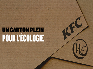 KFC Maurice et WeCycle - Un carton plein pour l’écologie